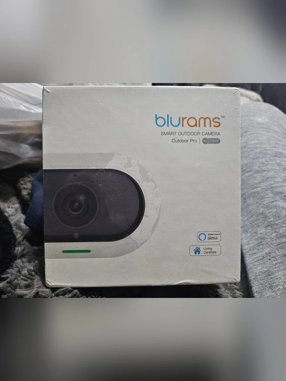 Blurams NIB Smart Outdoor Camera - White/Black